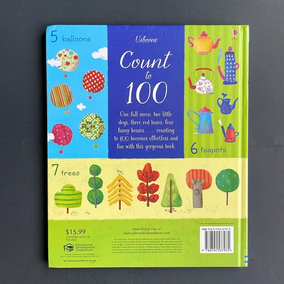 Hardback Usborne Count to 100 book - Picture 2 of 8